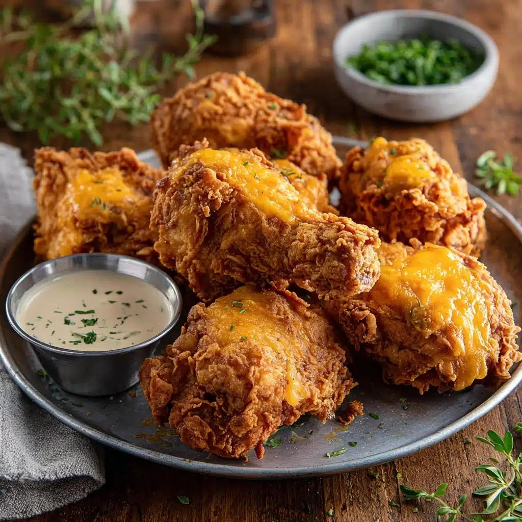 Crispy Soul Food Fried Chicken With Spicy Buttermilk Brine Recipe