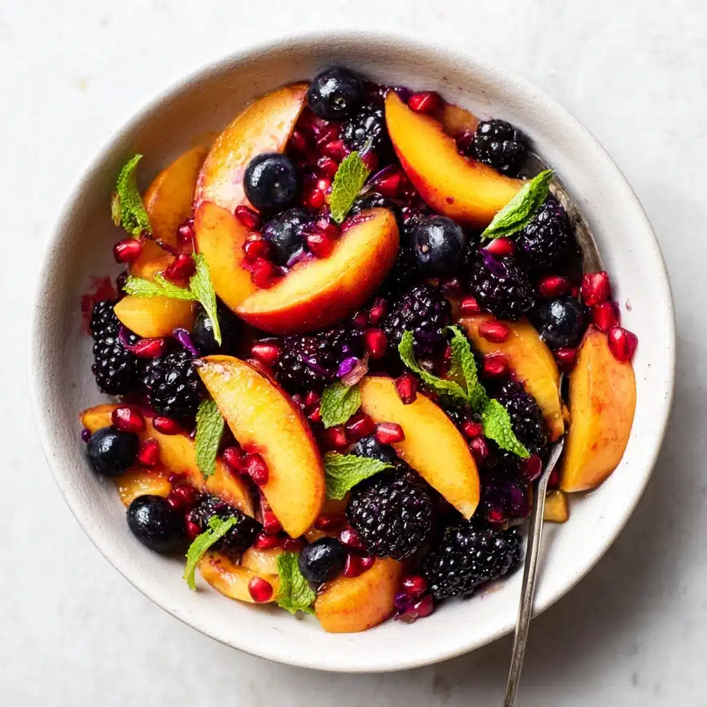Summer Peach Fruit Salad Recipe - Recipe Image