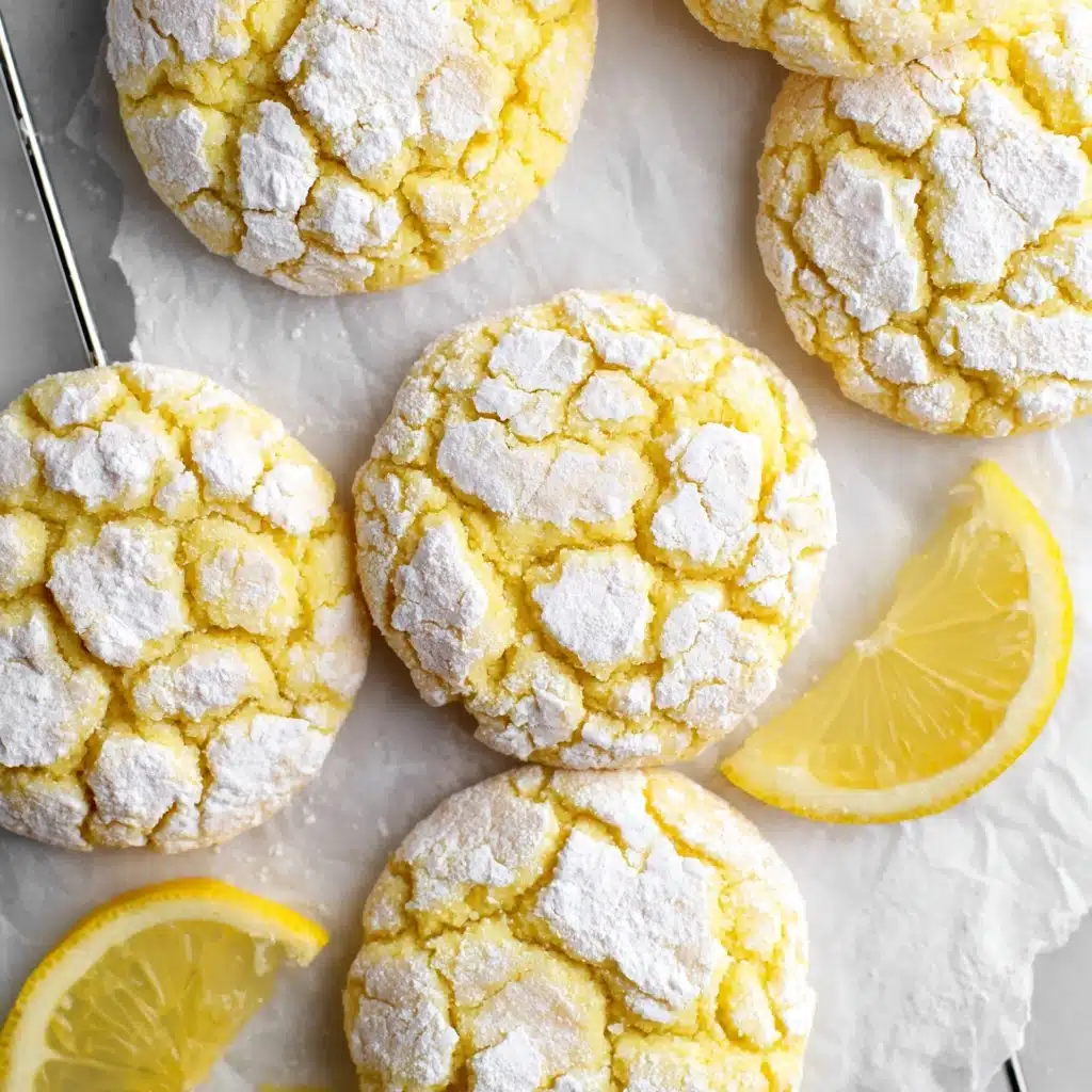 Lemon Crinkle Cookies Recipe - Recipe Image