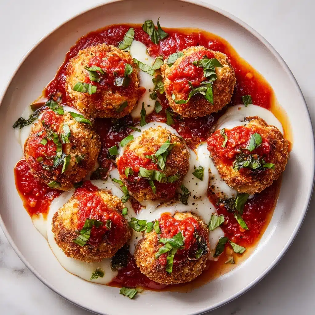 Chicken Parmesan Meatballs Recipe - Recipe Image