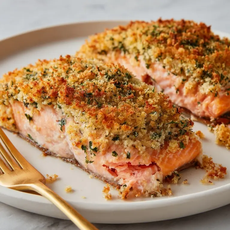 Panko Crusted Salmon Recipe