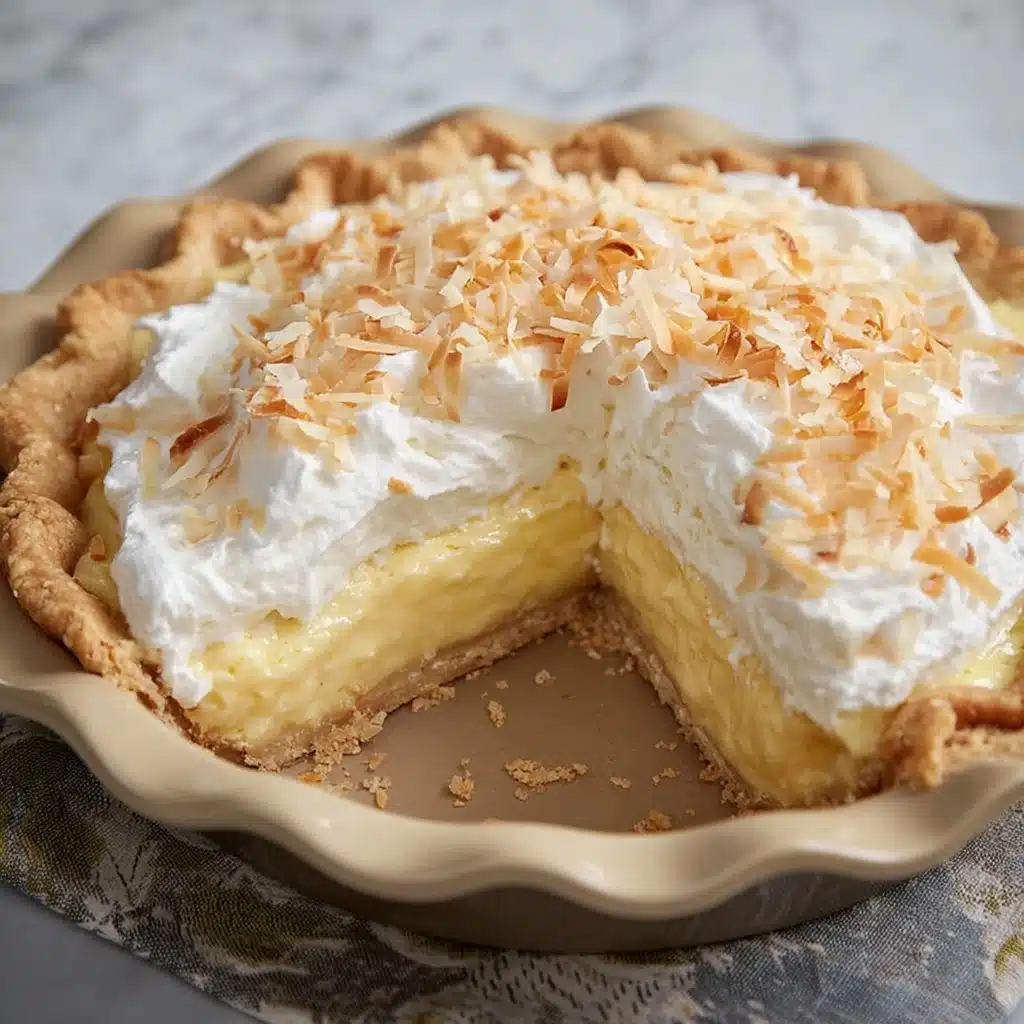 Old Fashioned Coconut Cream Pie Recipe - Recipe Image
