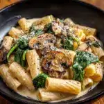 Spinach Mushroom Pasta Recipe