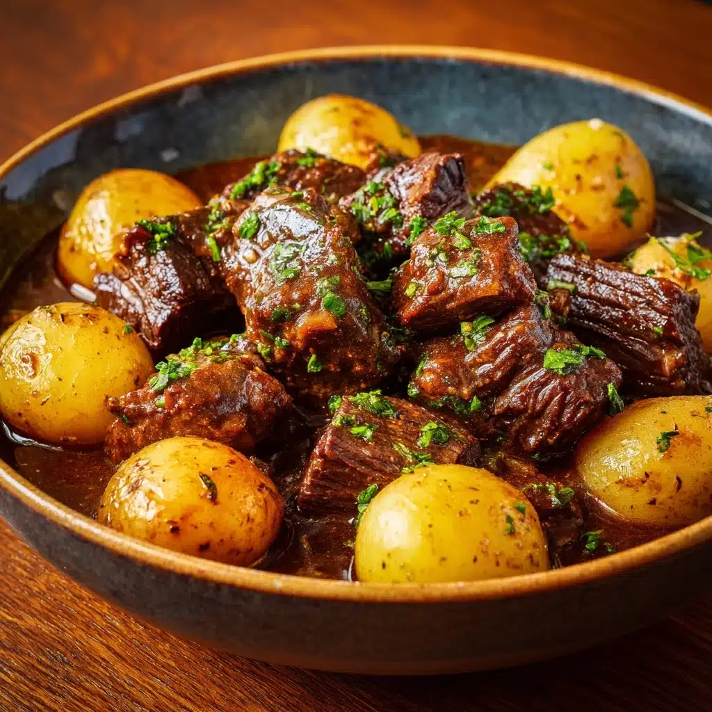 Garlic Butter Beef Bites with Potatoes Recipe - Recipe Image