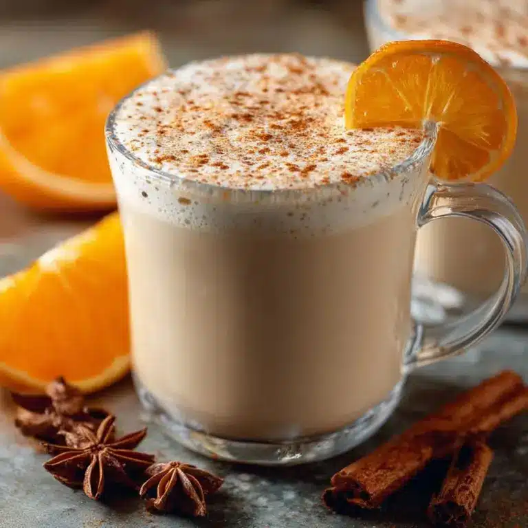 Orange Cinnamon Milk Tea Recipe