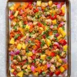 Hawaiian Chicken Sheet Pan Meal (Whole30, Paleo, Low Carb) Recipe