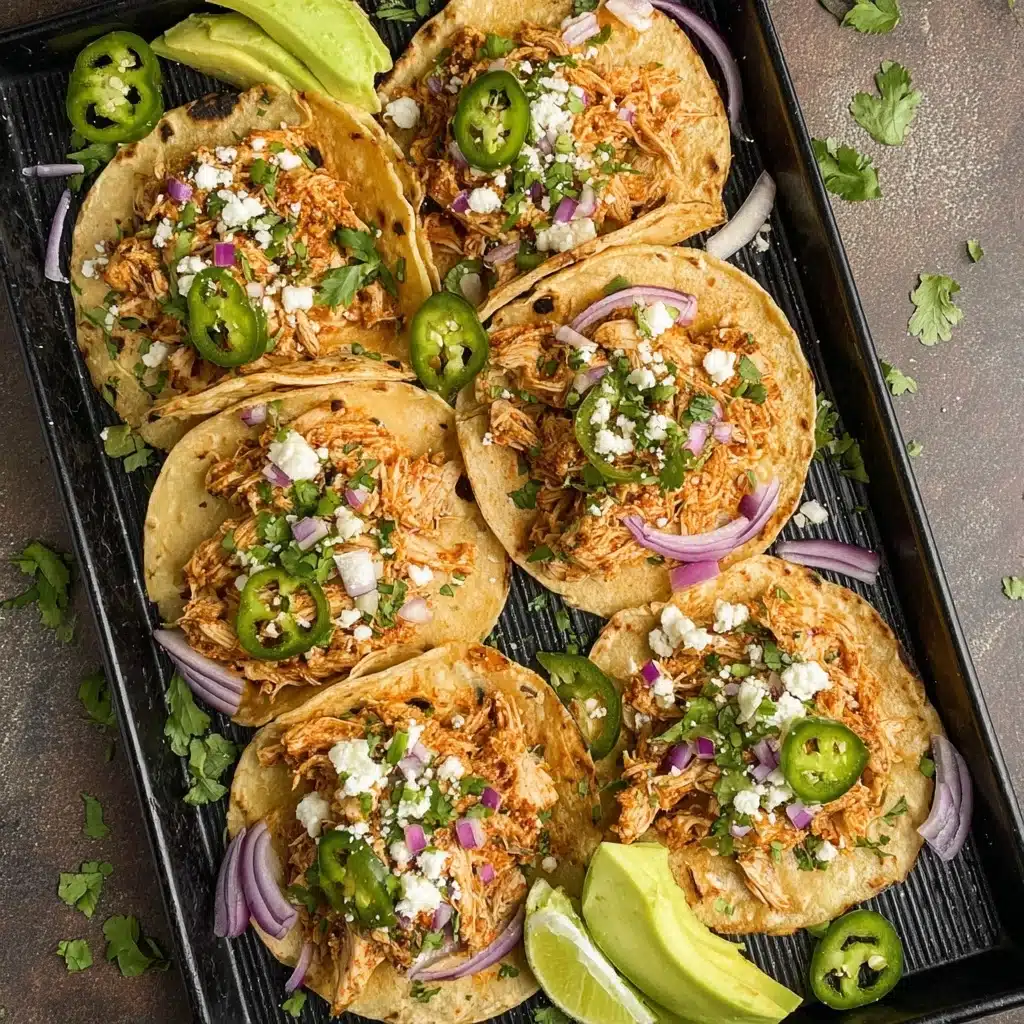 Healthy Crockpot Chicken Tacos Recipe