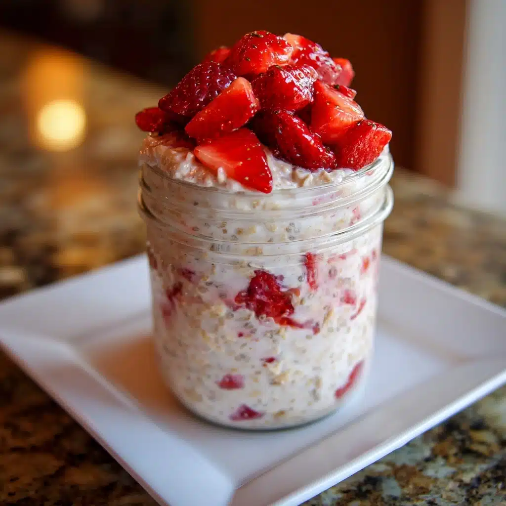 Strawberry Cream Oats Recipe