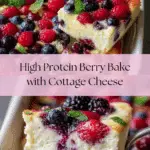 High Protein Triple Berry Bake Recipe