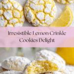 Lemon Crinkle Cookies Recipe