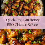 One-Pan Bold Honey BBQ Chicken Rice Recipe