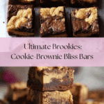 Brookies (Chocolate Chip Cookie + Brownie Bars) Recipe