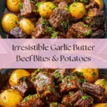 Garlic Butter Beef Bites with Potatoes Recipe