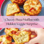 Easy-Peasy Cheesy Pizza Muffins (hidden veggie!) Recipe