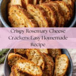 HOMEMADE CHEESE CRACKERS w Recipe