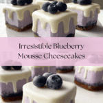 Blueberry Mousse Cheesecakes Recipe
