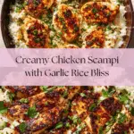 Chicken Scampi with Garlic Parmesan Rice: Recipe
