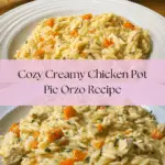 Creamy Chicken Pot Pie Orzo Recipe