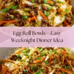 Egg Roll Bowls Recipe