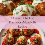 Chicken Parmesan Meatballs Recipe