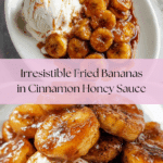 Fried Bananas with Cinnamon Honey Sauce Recipe