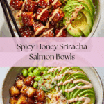 Honey Sriracha Salmon Bowls Recipe