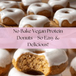 No Bake Vegan Protein Glazed Donuts Recipe