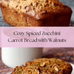Spiced Zucchini Carrot Bread {Recipe} Recipe