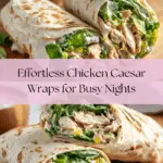 Chicken Caesar Wraps Recipe