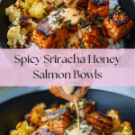 Sriracha Honey Salmon Bowls Recipe