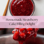 The Best Homemade Strawberry Cake Filling - Alrightwithme Recipe