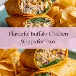 Spicy Buffalo Chicken Wraps for Two Recipe