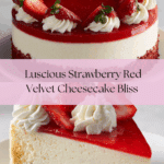 Strawberry Red Velvet Cheesecake Recipe