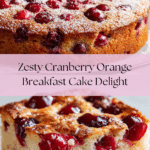 Cranberry Orange Breakfast Cake Recipe