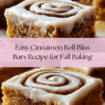 Cinnamon Roll Bliss Bars Recipe