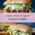 Crispy Chicken Caesar Sandwich Recipe