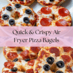 Air Fryer Pizza Bagels Recipe
