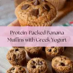 Healthy High Protein Banana Muffins Recipe