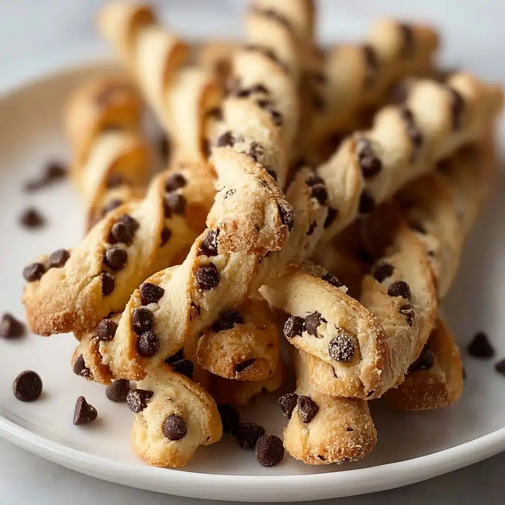 Chocolate Chip Cookie Dough Twists Recipe - Recipe Image