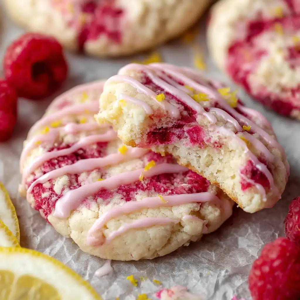 Lemon Raspberry Cookies Recipe - Recipe Image