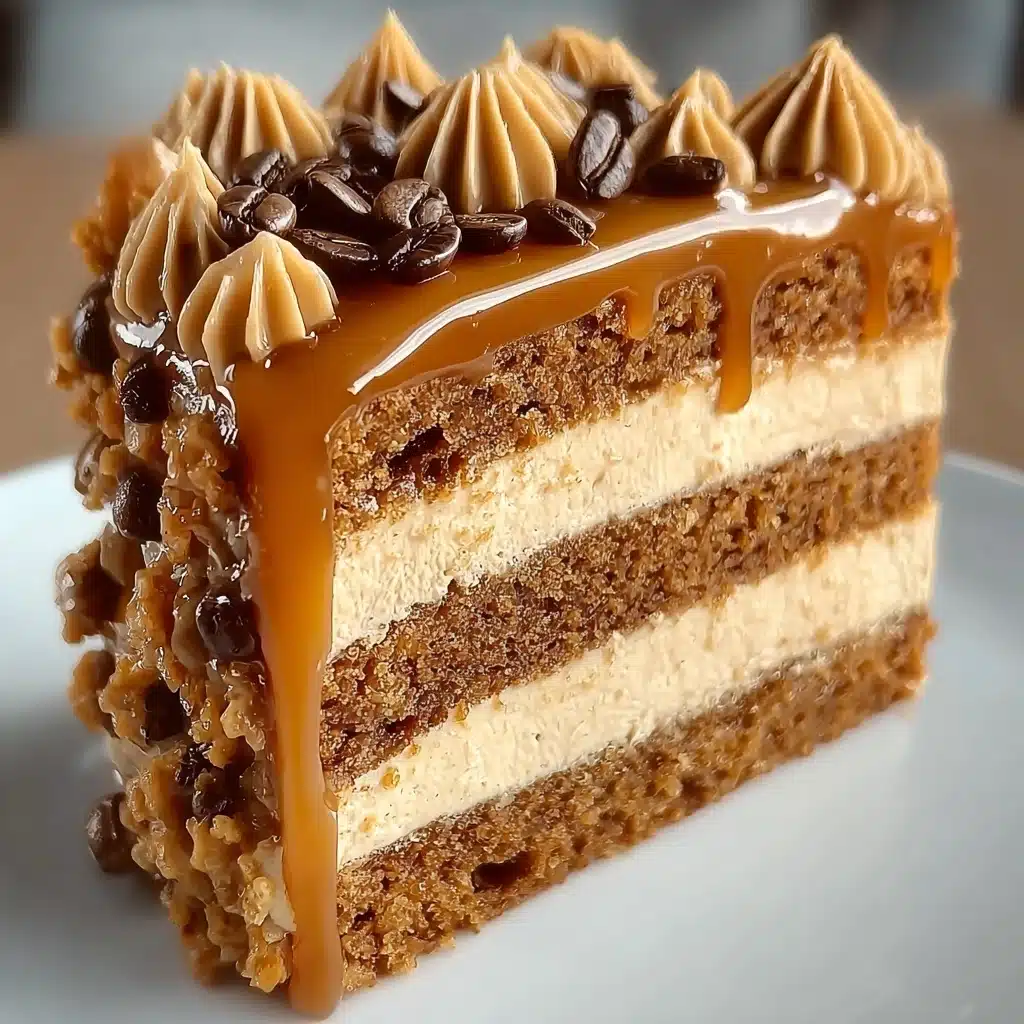 Gooey Coffee Caramel Cake Recipe - Recipe Image