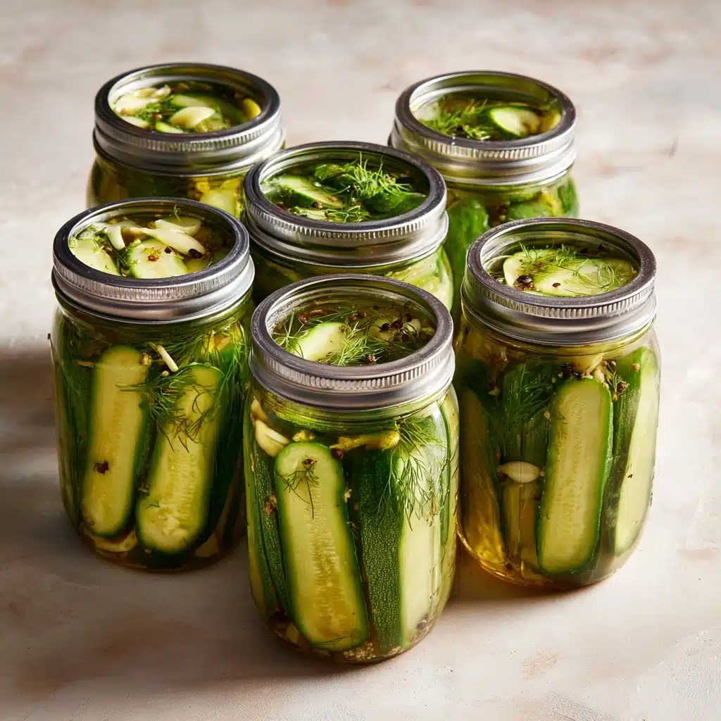 Crunchy Garlic Dill Pickles Recipe - Recipe Image