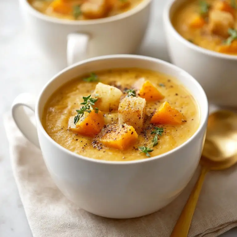 Tasty Roasted Winter Vegetable Soup Recipe