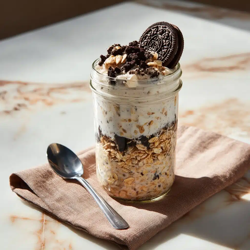 Oreo Overnight Oats Recipe - Recipe Image
