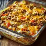 Savory Cabbage Beef Bake Recipe