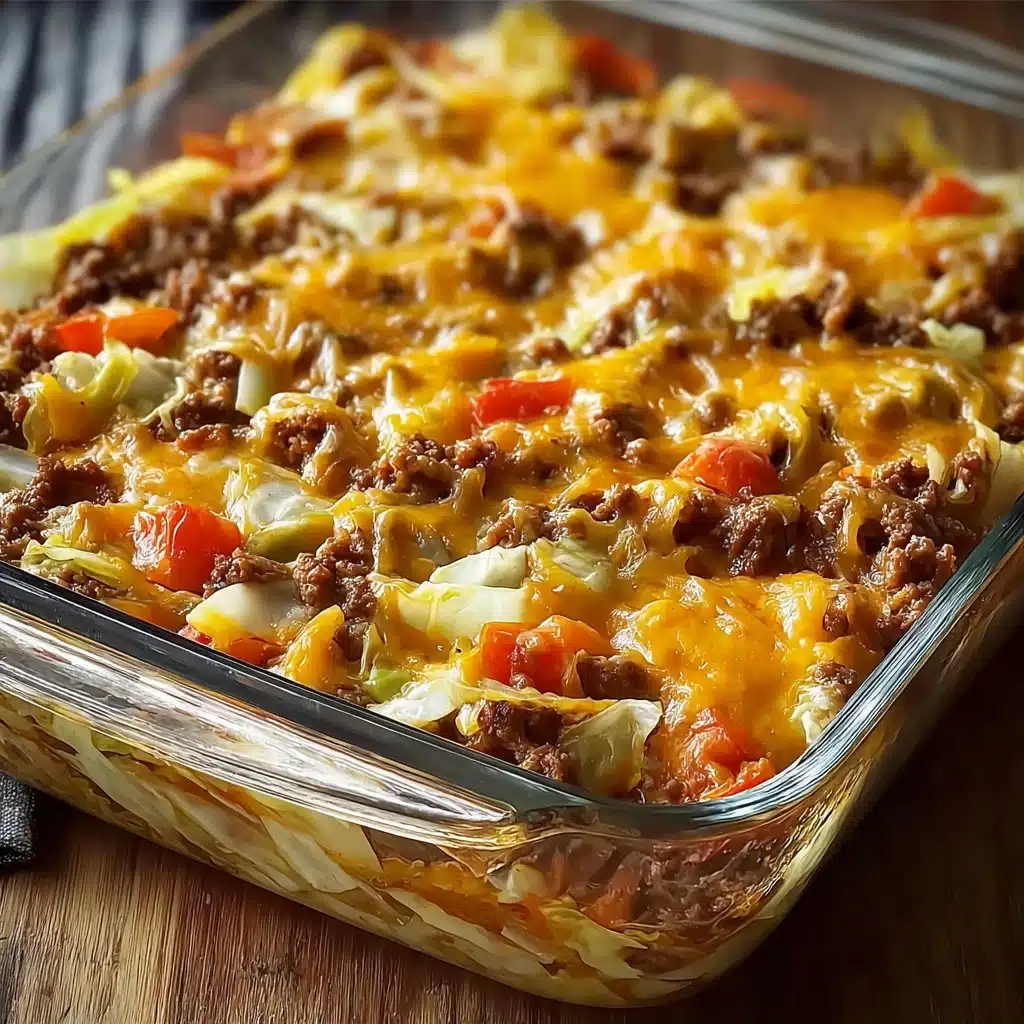 Savory Cabbage Beef Bake Recipe - Recipe Image