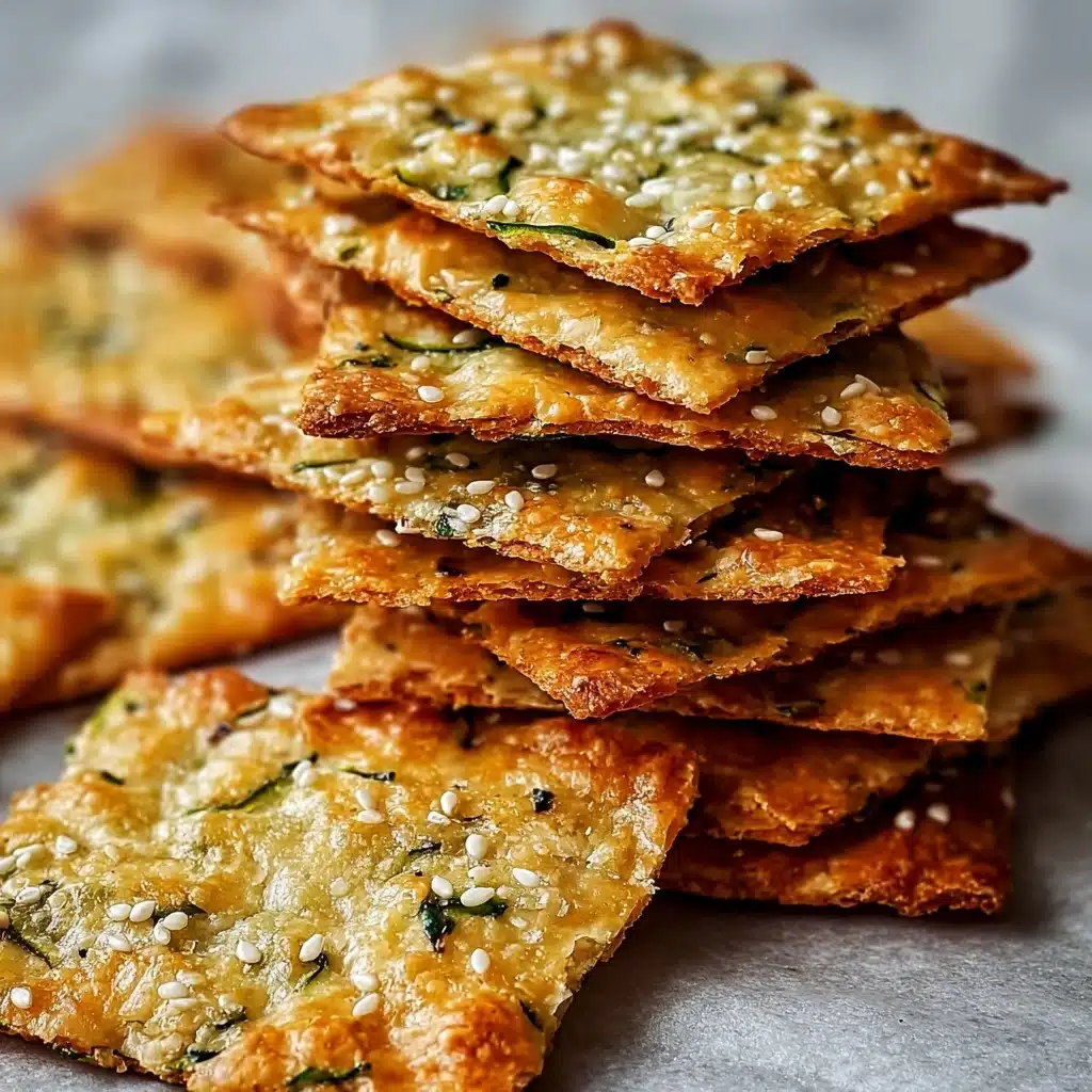 Bake Zucchini Herb Crackers for a Healthy Crunch Recipe - Recipe Image