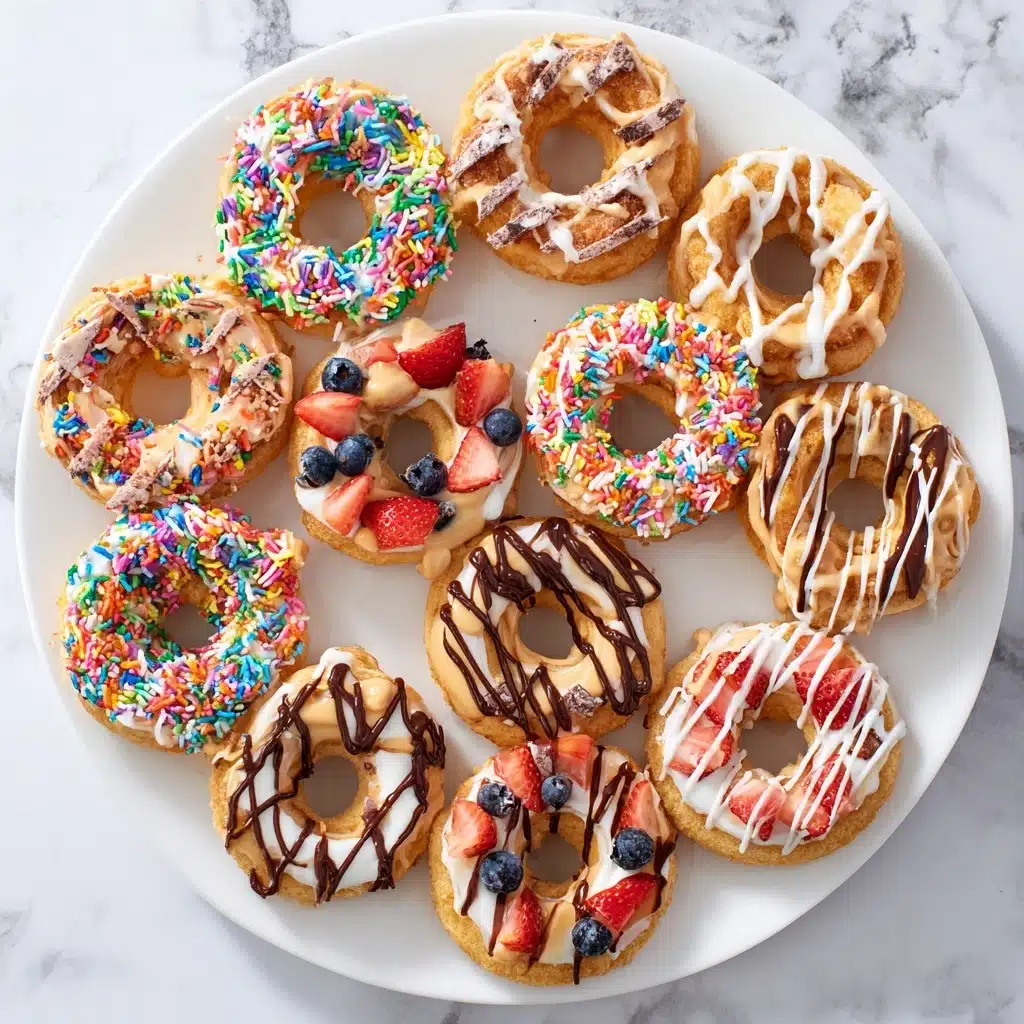 Apple Donuts with Peanut Butter Recipe
