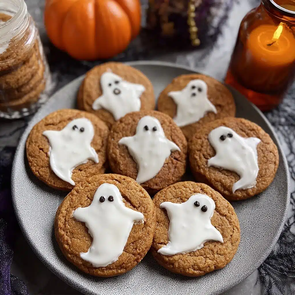 Spooky Ghost Brown Butter Pumpkin Cookies Recipe