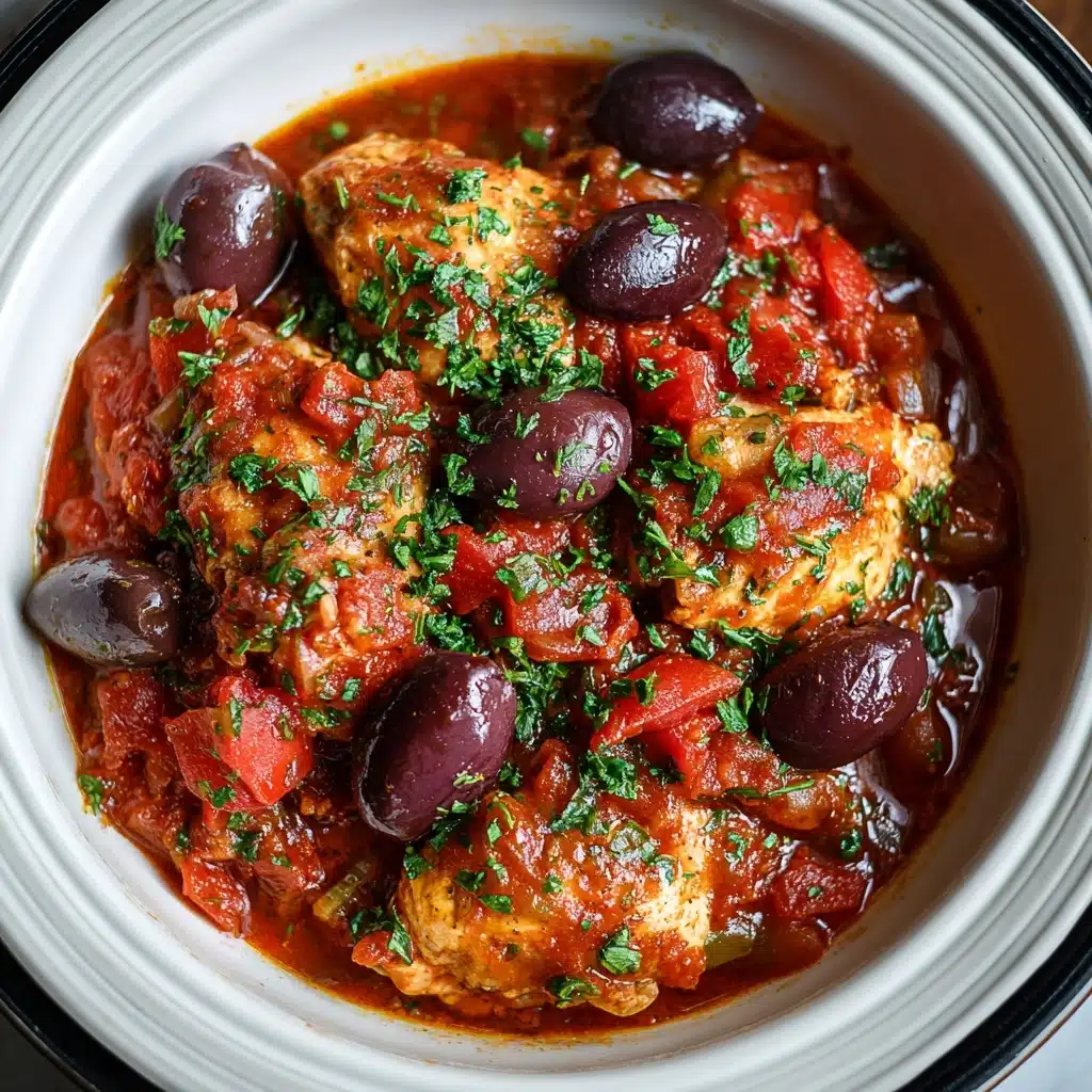 Slow Cooker Mediterranean Chicken Recipe